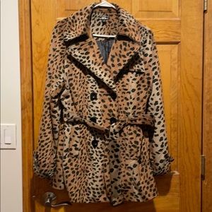 🐆Jacket leopard velvet size large
